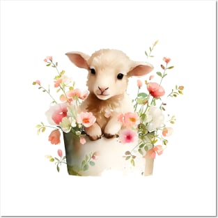 Cute lamb Posters and Art